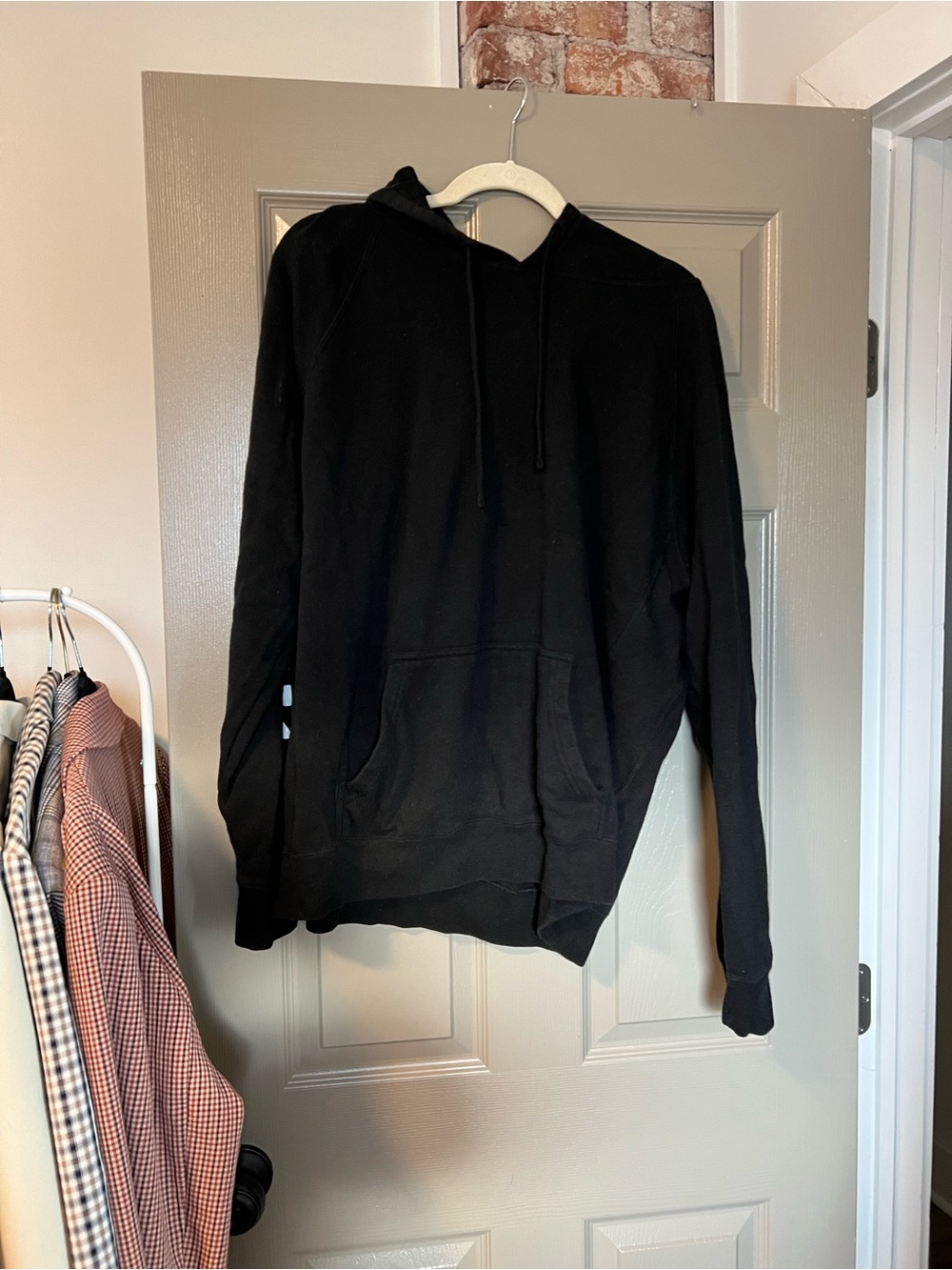 Classic Black Pullover Hoodie